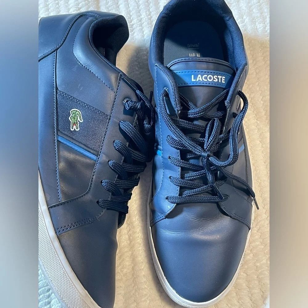 Lacoste Blue‎ Sneakers Sleek Minimalist Design